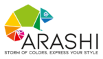 Logo of ARASHI – a Japanese streetwear brand inspired by Tokyo, Mount Fuji, and the philosophy of transformation. The chameleon symbol represents adaptability, individuality, and color – the essence of ARASHI’s “Storm of Colors” identity.